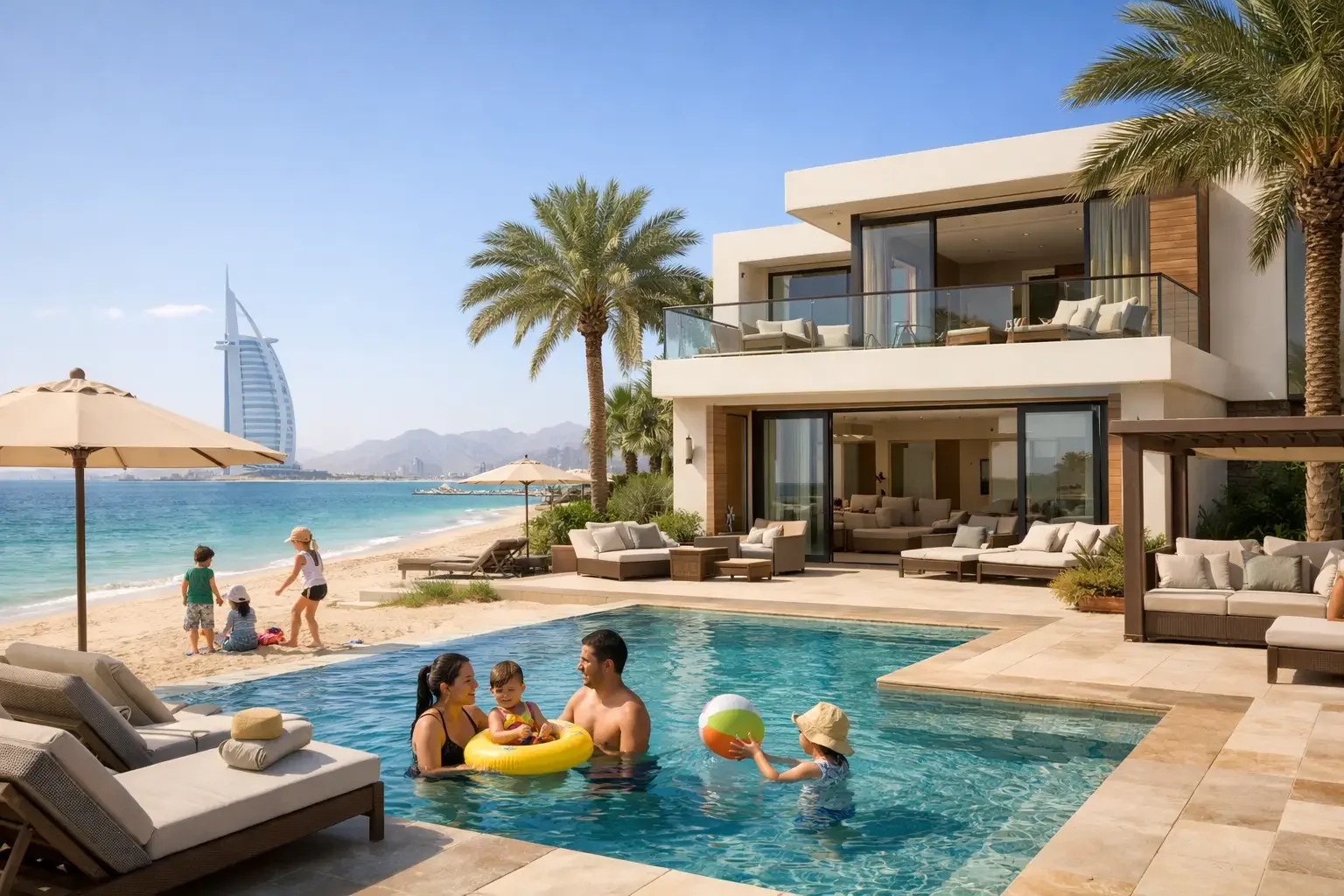 Best Beach Houses for Families in the UAE