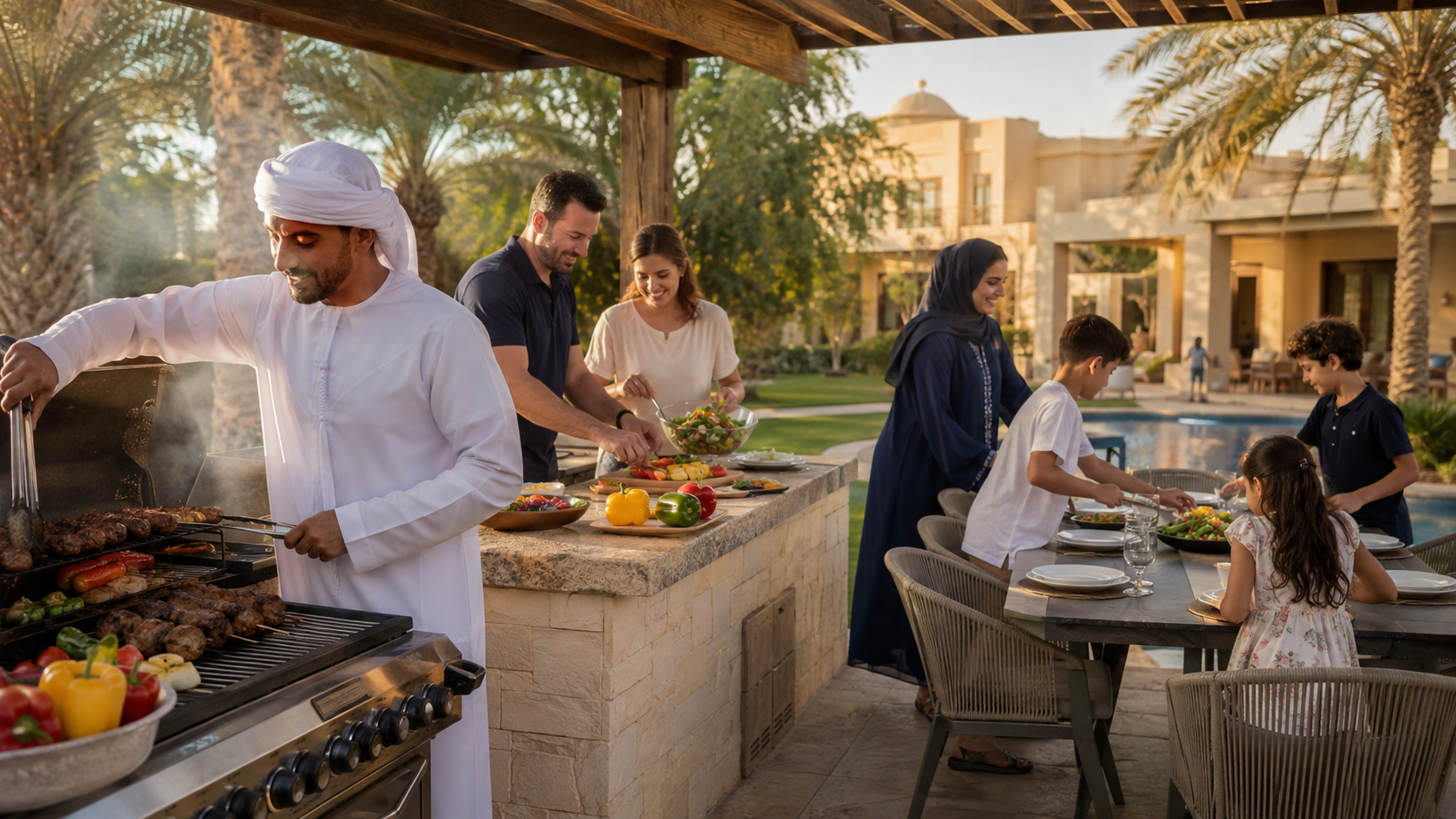 The Group Cookout: Booking and Using a Farmhouse BBQ Area Well