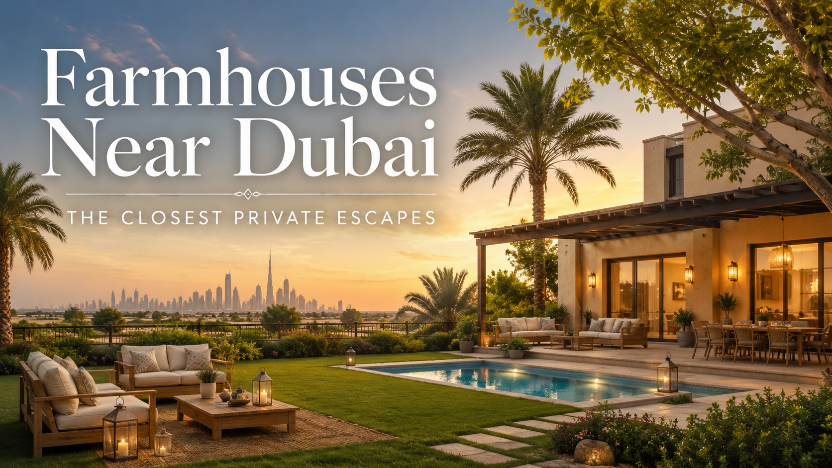 Farmhouses Near Dubai: The Closest Private Escapes
