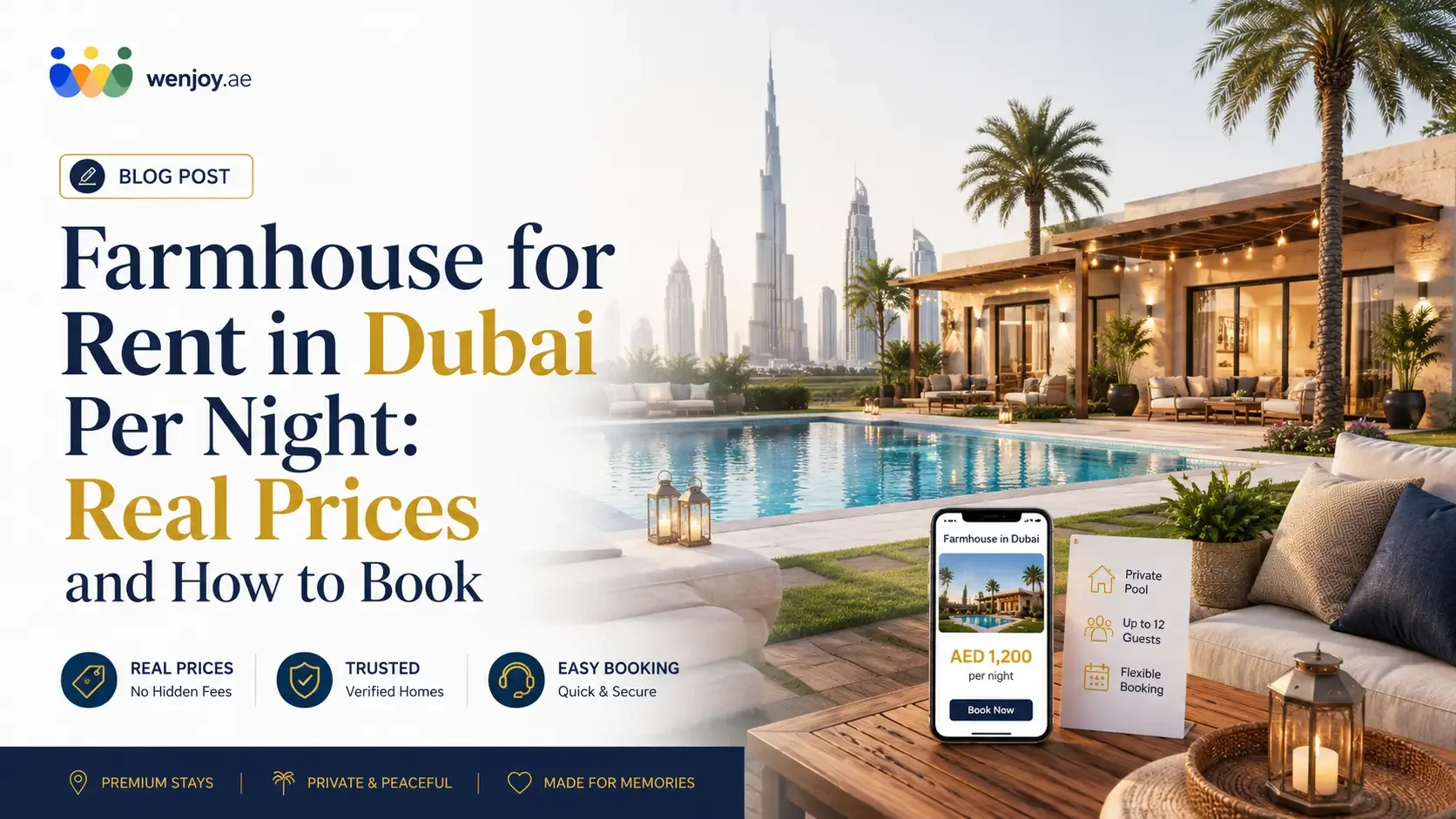 Farmhouse for Rent in Dubai Per Night: Real Prices and How to Book