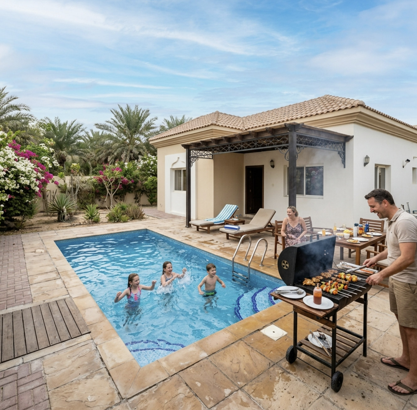 Cheap Private Villa in Umm Al Quwain: Budget Staycation