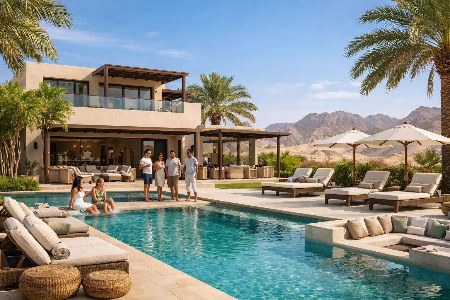 Best Pool Villas for Groups in the UAE