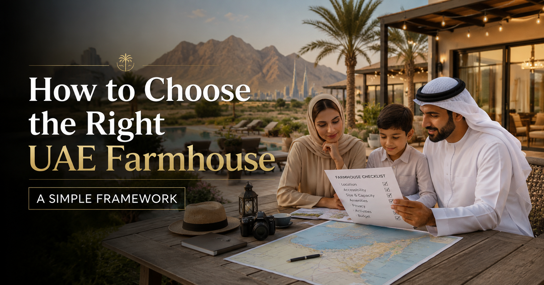 How to Choose the Right UAE Farmhouse: A Simple Framework