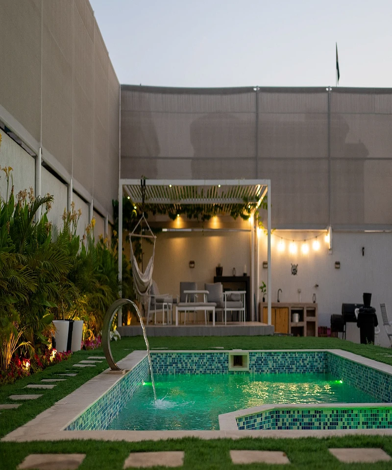 Monochrome Villa with Private Pool